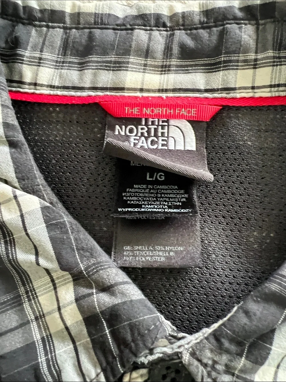 The North Face men’s short sleeve shirt
